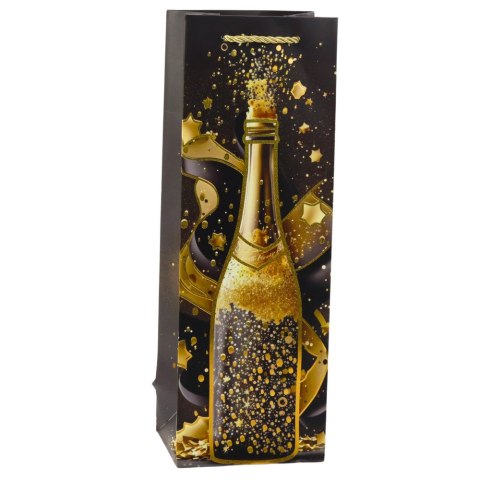 LEAN Torba Prezentowa Na Wino Butelkę Papierowa Szampan 35 x 12 x 9 cm LEAN Torba Prezentowa Na Wino Butelkę Papierowa Szampan 35 x 12 x 9 cm