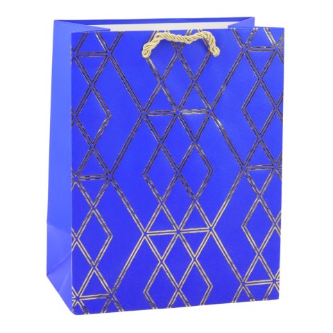 LEAN Torba Prezentowa Papierowa Elegancka Złote Wzory 23 x 18 x 10,5 cm LEAN Torba Prezentowa Papierowa Elegancka Złote Wzory 23 x 18 x 10,5 cm