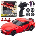 LEAN Toys Auto Sportowe Do Driftu Wymienne Koła Zdalnie Sterowany RC 4WD Czerwone