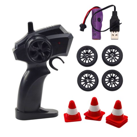 LEAN Toys Auto Sportowe Do Driftu Wymienne Koła Zdalnie Sterowany RC 4WD Czerwone LEAN Toys Auto Sportowe Do Driftu Wymienne Koła Zdalnie Sterowany RC 4WD Czerwone
