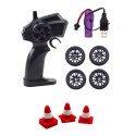 LEAN Toys Auto Sportowe Do Driftu Wymienne Koła Zdalnie Sterowany RC 4WD Czerwony