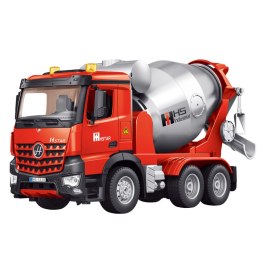 LEAN Toys Betoniarka Budowlana Zdalnie Sterowana RC 2.4G 9CH Czerwona