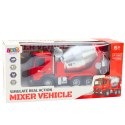 LEAN Toys Betoniarka Budowlana Zdalnie Sterowana RC 2.4G 9CH Czerwona