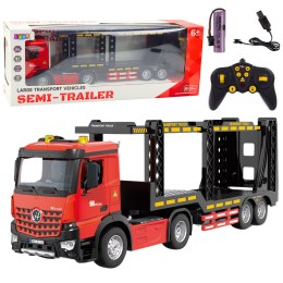 LEAN Toys Duża Laweta Lora Zdalnie Sterowana RC 2.4G 6CH Czerwona