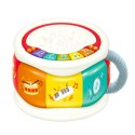 LEAN Toys Duży Interaktywny Bębenek Edukacyjny Dla Malucha Kolorowy