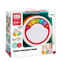 LEAN Toys Duży Interaktywny Bębenek Edukacyjny Dla Malucha Kolorowy
