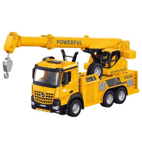 LEAN Toys Dźwig Z Hakiem Zdalnie Sterowany RC 2.4G 9CH Żółty LEAN Toys Dźwig Z Hakiem Zdalnie Sterowany RC 2.4G 9CH Żółty