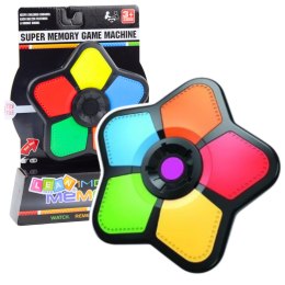 LEAN Toys Elektroniczna Gra Logiczna Memory Gwiazdka Zręcznościowa Światła Dźwięki