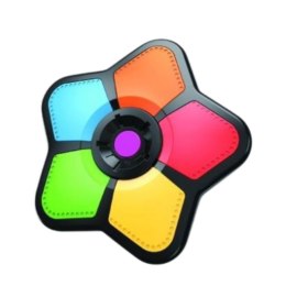 LEAN Toys Elektroniczna Gra Logiczna Memory Gwiazdka Zręcznościowa Światła Dźwięki