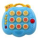 LEAN Toys Gra Zręcznościowa Whac-A-Mole Młotek Dla Malucha Niebieska