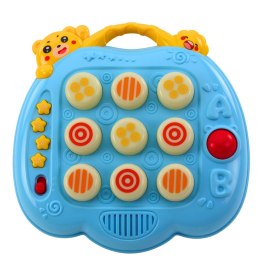 LEAN Toys Gra Zręcznościowa Whac-A-Mole Młotek Dla Malucha Niebieska