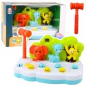 LEAN Toys Gra Zręcznościowa Zwierzątka Whack-A-Mole Licznik Młotek Kolorowa
