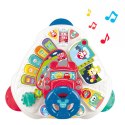 LEAN Toys Interaktywny Stolik Edukacyjny Z Kierownicą Trójkątny Kolorowy