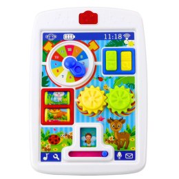 LEAN Toys Interaktywny Tablet Edukacyjny Dla Malucha Światła Dźwięki