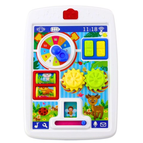 LEAN Toys Interaktywny Tablet Edukacyjny Dla Malucha Światła Dźwięki LEAN Toys Interaktywny Tablet Edukacyjny Dla Malucha Światła Dźwięki