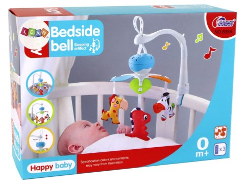 LEAN Toys Karuzela Do Łóżeczka Na Baterie Klips Uniwersalny Zawieszki Niebieska LEAN Toys Karuzela Do Łóżeczka Na Baterie Klips Uniwersalny Zawieszki Niebieska