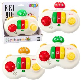 LEAN Toys Konsola Pad Interaktywny Grzybek Sensoryczny Dla Dzieci Światła Dźwięki
