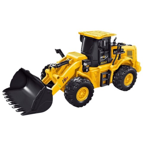 LEAN Toys Koparka Buldożer Zdalnie Sterowany RC 2.4G 6CH Żółty LEAN Toys Koparka Buldożer Zdalnie Sterowany RC 2.4G 6CH Żółty