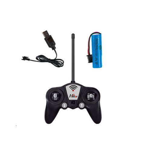 LEAN Toys Koparka Buldożer Zdalnie Sterowany RC 2.4G 6CH Żółty LEAN Toys Koparka Buldożer Zdalnie Sterowany RC 2.4G 6CH Żółty