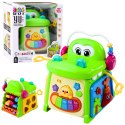 LEAN Toys Kostka Edukacyjna Interaktywna Sorter Pianinko Sensoryczny Krokodyl