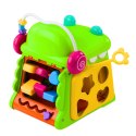 LEAN Toys Kostka Edukacyjna Interaktywna Sorter Pianinko Sensoryczny Krokodyl