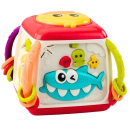 LEAN Toys Kostka Interaktywna Edukacyjna Dla Malucha Kaczuszka Kolorowa