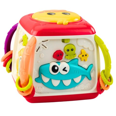 LEAN Toys Kostka Interaktywna Edukacyjna Dla Malucha Kaczuszka Kolorowa LEAN Toys Kostka Interaktywna Edukacyjna Dla Malucha Kaczuszka Kolorowa