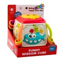 LEAN Toys Kostka Interaktywna Edukacyjna Dla Malucha Kaczuszka Kolorowa