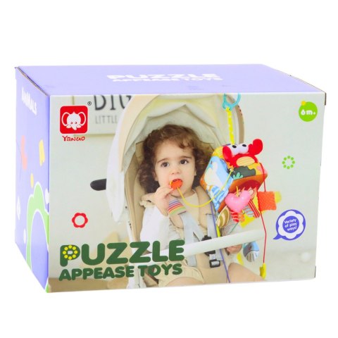 LEAN Toys Kostka Sensoryczna Zawieszka Do Łóżeczka Zwierzęta Morskie LEAN Toys Kostka Sensoryczna Zawieszka Do Łóżeczka Zwierzęta Morskie