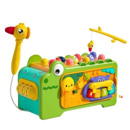 LEAN Toys Krokodyl Interaktywny Kostka Edukacyjna Wielofunkcyjna Dźwięki