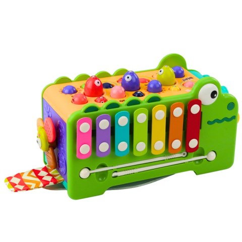 LEAN Toys Krokodyl Interaktywny Kostka Edukacyjna Wielofunkcyjna Dźwięki LEAN Toys Krokodyl Interaktywny Kostka Edukacyjna Wielofunkcyjna Dźwięki