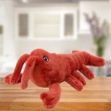 LEAN Toys Maskotka Pluszowa Homar Przytulanka Czerwona 30cm