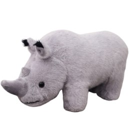 LEAN Toys Maskotka Pluszowa Nosorożec Pluszak Przytulanka Szary 30cm