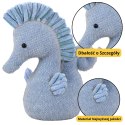 LEAN Toys Maskotka Pluszowa Przytulanka Konik Wodny Niebieski 25cm