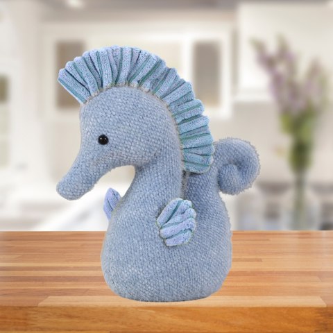LEAN Toys Maskotka Pluszowa Przytulanka Konik Wodny Niebieski 25cm LEAN Toys Maskotka Pluszowa Przytulanka Konik Wodny Niebieski 25cm