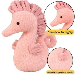 LEAN Toys Maskotka Pluszowa Przytulanka Konik Wodny Różowy 25cm