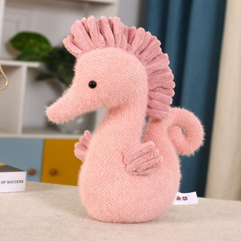 LEAN Toys Maskotka Pluszowa Przytulanka Konik Wodny Różowy 25cm LEAN Toys Maskotka Pluszowa Przytulanka Konik Wodny Różowy 25cm