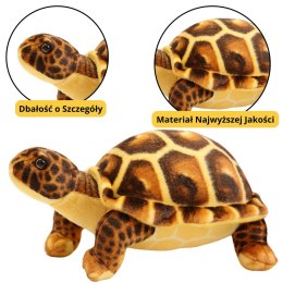 LEAN Toys Maskotka Pluszowa Żółw Przytulanka Pluszak Brązowy 25cm
