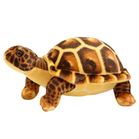 LEAN Toys Maskotka Pluszowa Żółw Przytulanka Pluszak Brązowy 25cm LEAN Toys Maskotka Pluszowa Żółw Przytulanka Pluszak Brązowy 25cm
