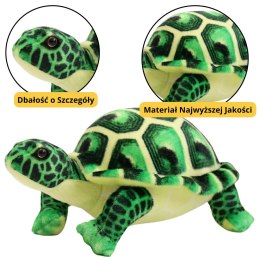 LEAN Toys Maskotka Pluszowa Żółw Przytulanka Pluszak Zielony 25cm
