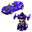 LEAN TOYS Auto Robot 2w1 Sportowy Samochód Policyjny Napęd Mix