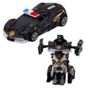 LEAN TOYS Auto Robot 2w1 Sportowy Samochód Policyjny Napęd Mix