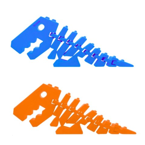 LEAN TOYS Dinozaur Puzzle Fidget 3D Układanka Elastyczny Do Wyginania Mix LEAN TOYS Dinozaur Puzzle Fidget 3D Układanka Elastyczny Do Wyginania Mix