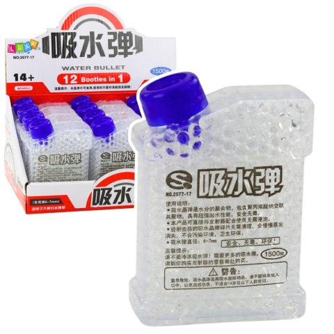 LEAN TOYS Gotowe Kulki Wodne Przeźroczyste Do Pistoletów 1500szt 6-7mm