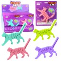 LEAN TOYS Kot Puzzle Fidget 3D Układanka Elastyczny Do Wyginania Mix