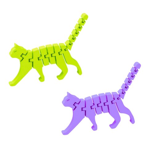 LEAN TOYS Kot Puzzle Fidget 3D Układanka Elastyczny Do Wyginania Mix LEAN TOYS Kot Puzzle Fidget 3D Układanka Elastyczny Do Wyginania Mix