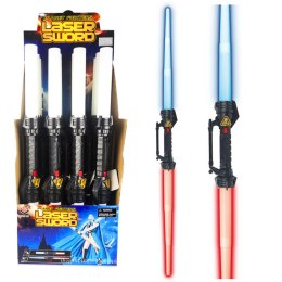 LEAN TOYS Miecz Dwustronny Kosmiczny Na Baterie Światła Dźwięki 122cm