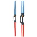 LEAN TOYS Miecz Dwustronny Kosmiczny Na Baterie Światła Dźwięki 122cm