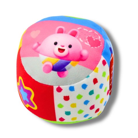 LEAN TOYS Miękka Piłka Z Grzechotką Dla Malucha Kolorowa 9cm LEAN TOYS Miękka Piłka Z Grzechotką Dla Malucha Kolorowa 9cm