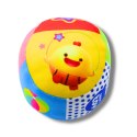 LEAN TOYS Miękka Piłka Z Grzechotką Dla Malucha Kolorowa 9cm